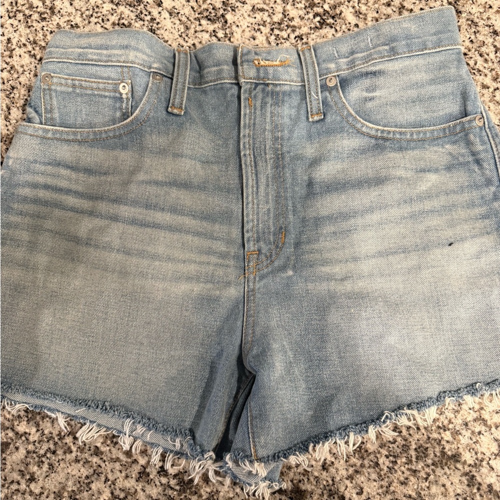 Madewell Light Blue Jean Shorts